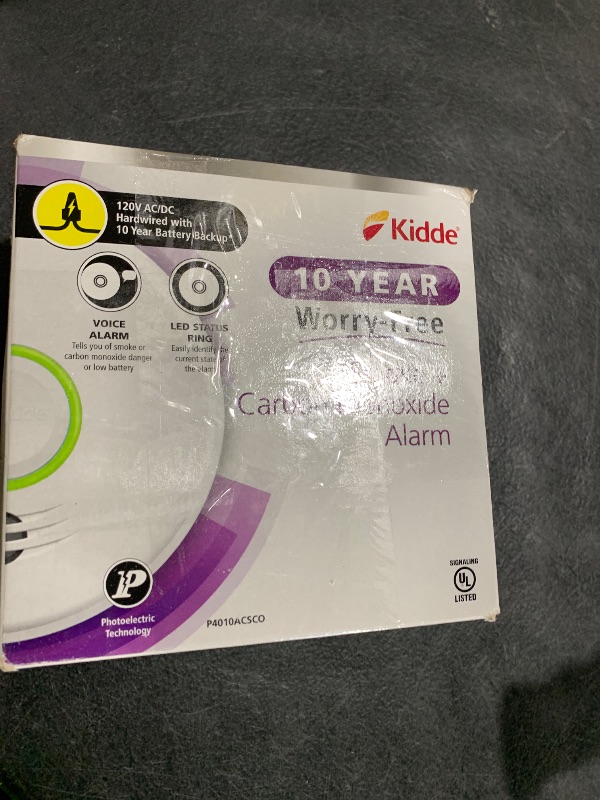 Photo 1 of Kidde P4010ACSCO AC Hardwired Combination Carbon Monoxide and Photoelectric Smoke Detector Alarm