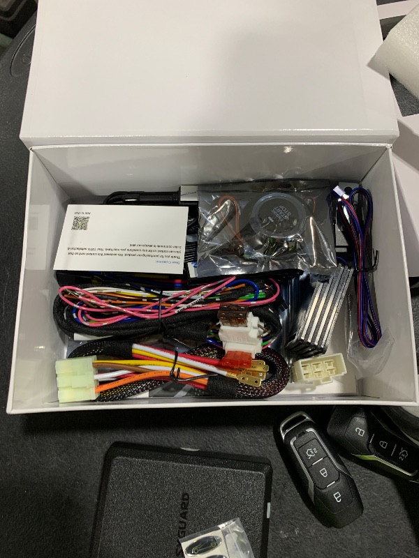 Photo 1 of EASYGUARD EC002-FO2-NS Smart Key Passive keyless Entry Kits with Push Start Button Remote Start PKE Lock and Unlock DC12V