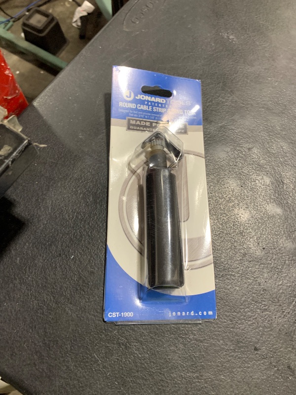 Photo 1 of Jonard Tools CST-1900 Round Cable Stripper for Fast and Precise Jacket Removal, 3/16" to 1 1/8" Diameter, Cable Strip & Ring Tool, Original version
