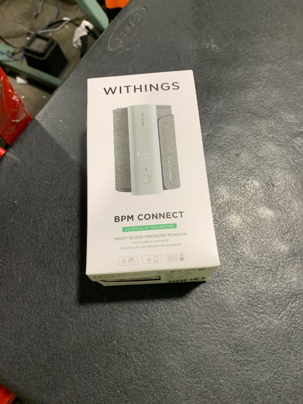 Photo 1 of Withings BPM Connect - Digital Blood Pressure Cuff & Heart Rate Monitor - Blood Pressure Machine Arm Cuff, FDA Cleared, FSA/HSA Eligible, IOS & Android
