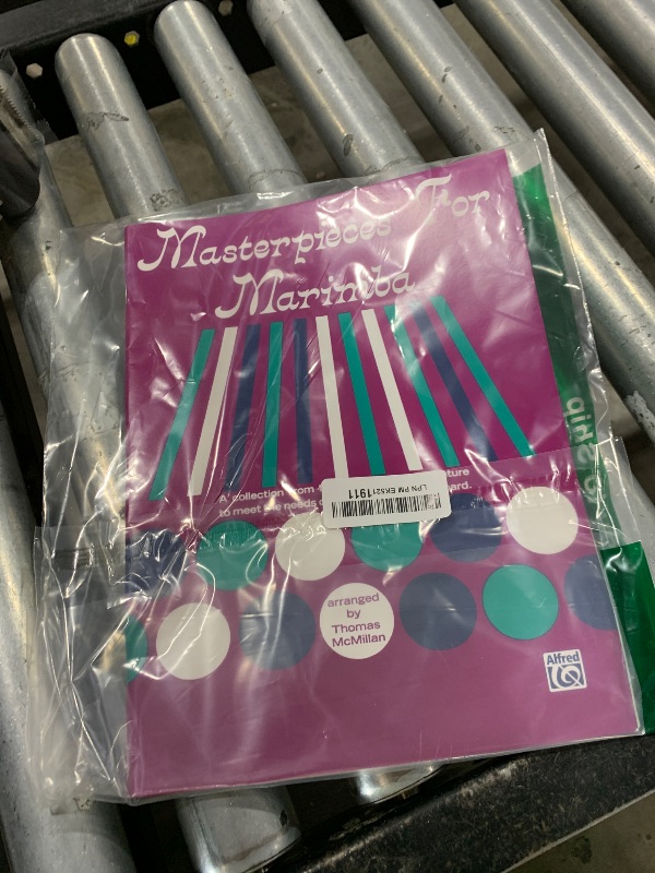 Photo 1 of Masterpieces for Marimba: A Collection from the Finest Musical Literature to Meet the Needs of the Percussion Keyboard