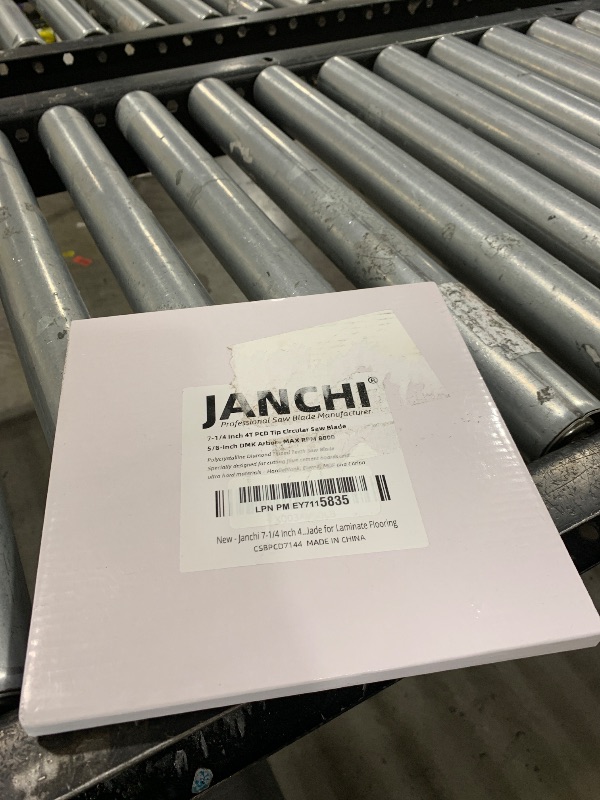 Photo 1 of Janchi 7-1/4 Inch 4T PCD Tip Hardie Fiber Cement Circular Saw Blade with 5/8-Inch DMK Arbor, Polycrystalline Diamond Tipped Teeth Saw Blade for Laminate Flooring