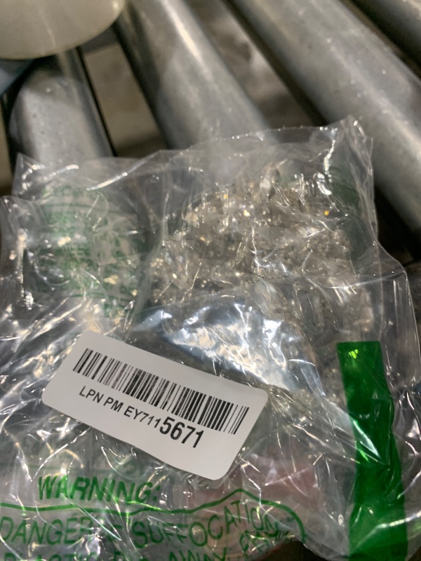 Photo 1 of 1 Yard Rhinestone Trim Chain Silver String Strips Crystal Applique Fringe Ribbon Beads Sewing for Dress DIY Party Wedding Bouquet Decoration Bridal Costume Embellishment