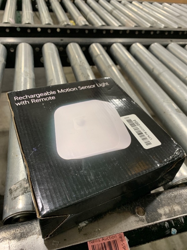 Photo 1 of WhitePoplar Motion Sensor Rechargeable Ceiling Light Indoor with Remote, Wireless Battery Operated Rechargeable Sensor Light for Closet, Garage, Hallway, 3000K-6000K Battery Powered Shower Lights