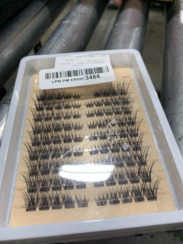 Photo 1 of TOOCHUNAG Lash Clusters 8-16 Natural Eyelash Clusters 100pcs C-Curly Wispy Individual Lashes Left&Right DIY Lash Extension Thin Band Cluster Eyelashes Extensions