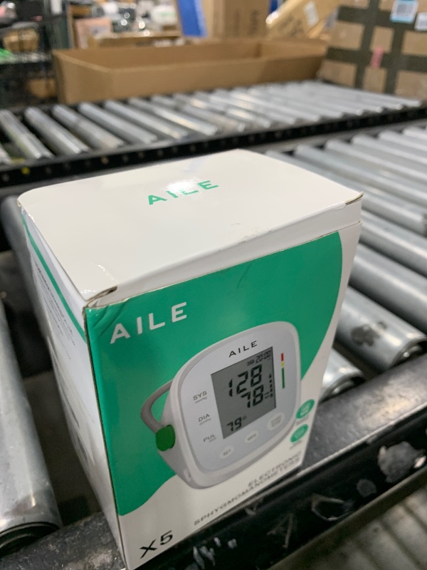 Photo 1 of AILE Blood Pressure Monitor, Blood Pressure Machine Upper Arm Large Cuff(8.7"-16.5"), High Automatic Blood Pressure Monitors Cuff for Home Use, (BP) Manual Arm Blood Pressure Monitors, 2 * 99 Memory