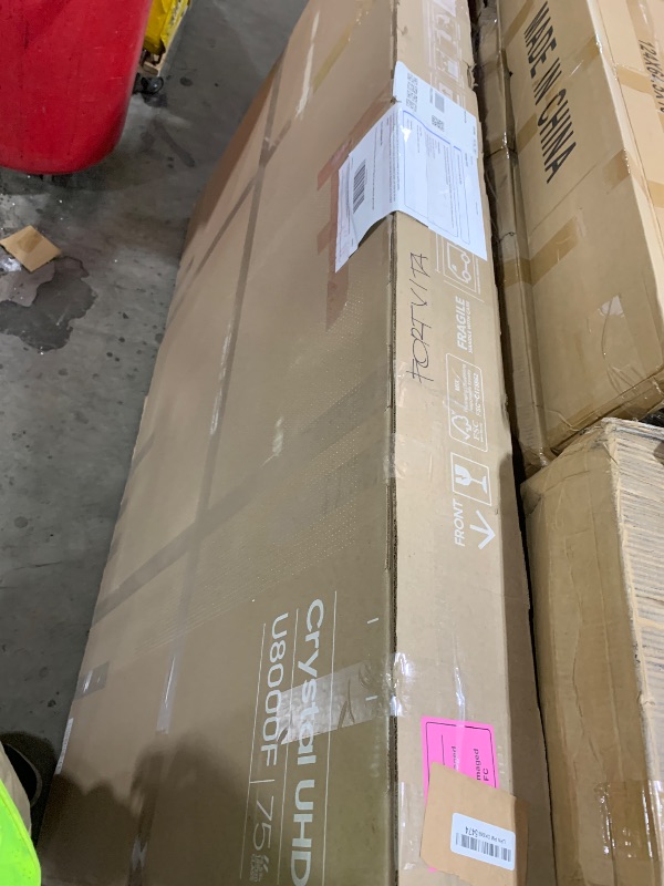 Photo 1 of Samsung 75-Inch Class Crystal UHD U8000F 4K Smart TV (2025 Model) Endless Free Content, Crystal Processor 4K, MetalStream Design, Knox Security, Alexa Built-in