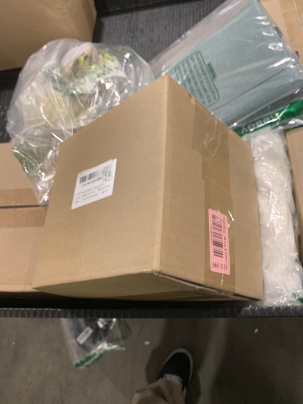 Photo 1 of 100pcs white plastic plates