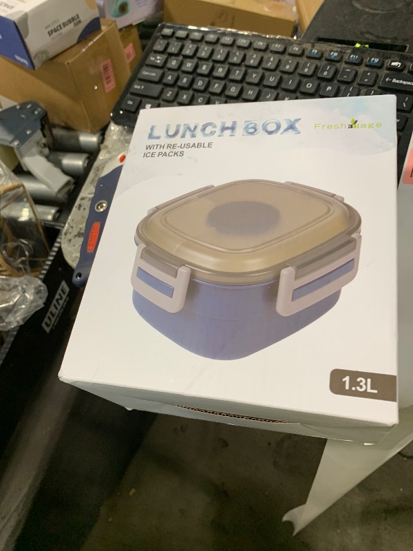 Photo 1 of Lunch box with reusable ice packs