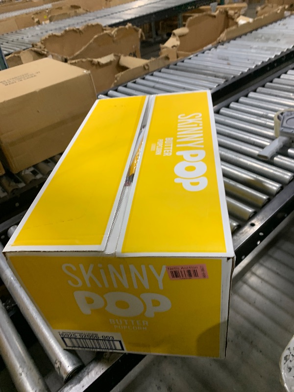 Photo 1 of SkinnyPop Popcorn, Butter, Made with Real Butter, Whole Grain Snack, 4.4oz Bags (12ct)