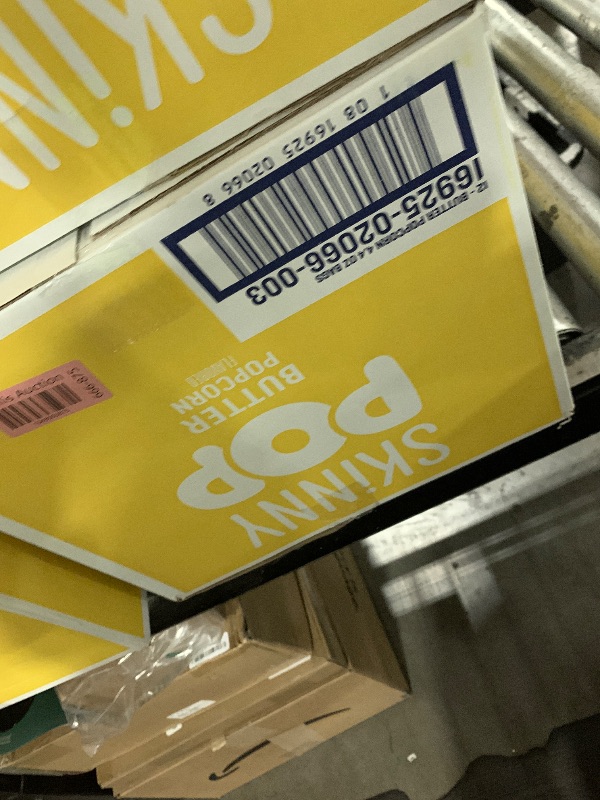 Photo 1 of SkinnyPop Popcorn, Butter, Made with Real Butter, Whole Grain Snack, 4.4oz Bags (12ct)
