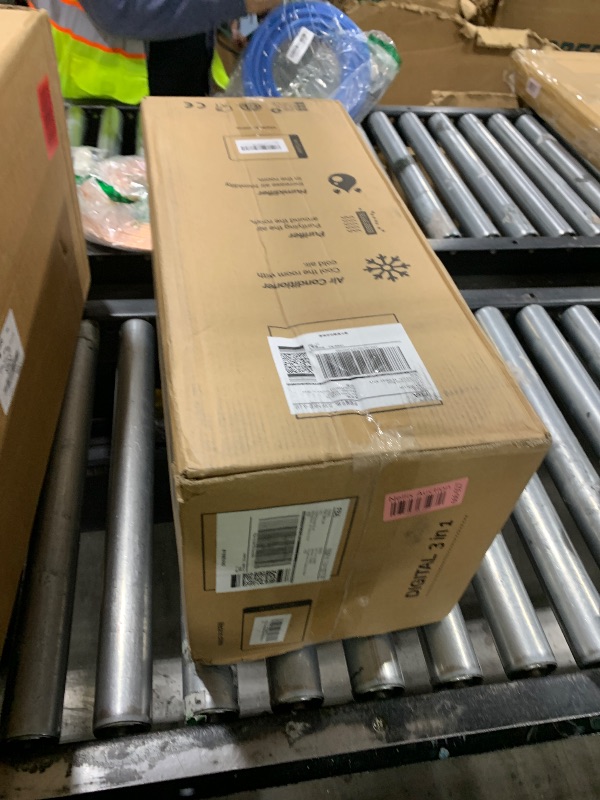 Photo 1 of Portable Air Conditioners, Upgraded Swamp Cooler with 5 L Water Tank, 3 Speeds, 12H Cooling Time, 65° Oscillation, 3 in 1 Air Conditioner Portable for Room Office Bedroom Kitchen Garage?6 Ice Packs?