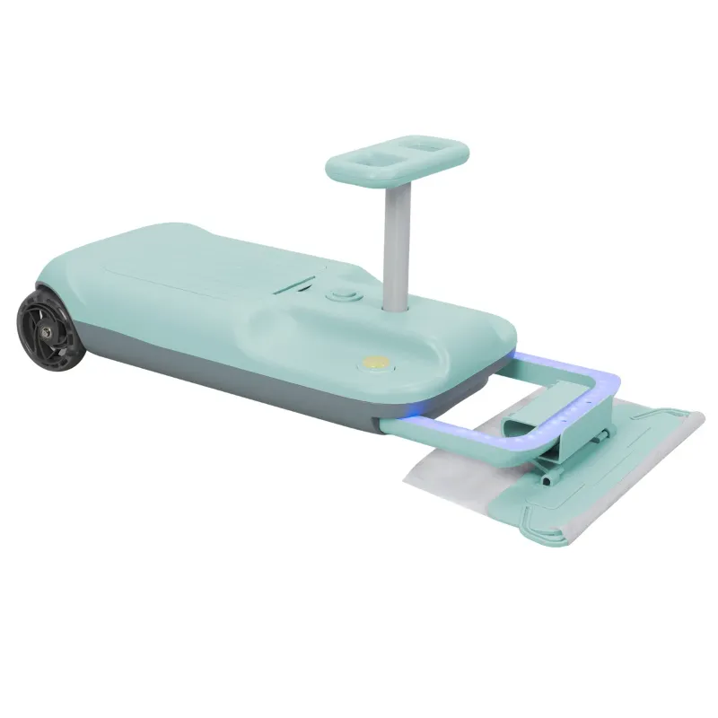 Photo 1 of Kids Go Kart, Go Kart with Floor Cleaning Function,Electric Wiggle Car with Gradient Light