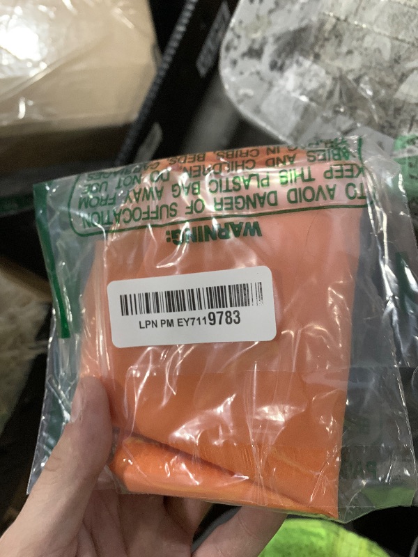Photo 1 of PATIKIL Stuff Sack, 9 x 16 Inch Waterproof Outdoor Storage Sack Portable Drawstring Dust Flap Bag for Camping, Orange