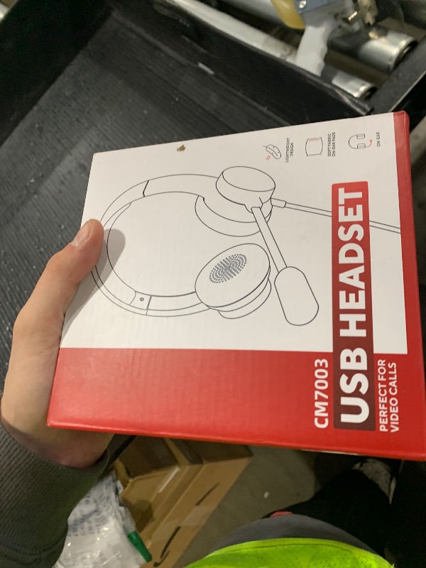 Photo 1 of Masajoy USB Headset with Microphone for PC, Wired Headphones with Mic USB Headsets with Noise Cancelling Microphone, Computer Headset with Microphone for Home Office Online Class Teams Skype?Black?