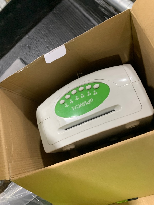 Photo 1 of uPunch HN1500 Starter Time Clock Bundle for Small Business: Employee Punch Clock System with 100 Time Cards, Card Rack, and Ribbon