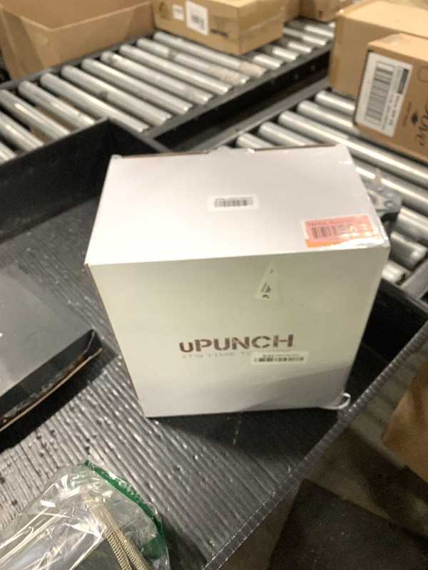 Photo 1 of uPunch HN1500 Starter Time Clock Bundle for Small Business: Employee Punch Clock System with 100 Time Cards, Card Rack, and Ribbon