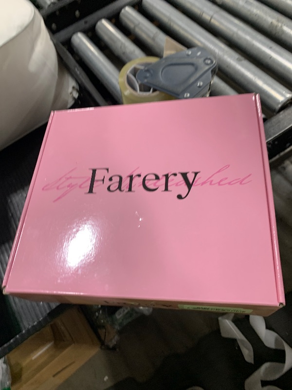 Photo 1 of Farery Thermal Brush Set 3 in 1, Ceramic Curling Wand & Hot Brush with 9 Temperatures. 3 Interchangeable Travel Curling Irons for Short, Medium & Long Hair (1.25'', 1.5'' & 1.75'' Barrels)