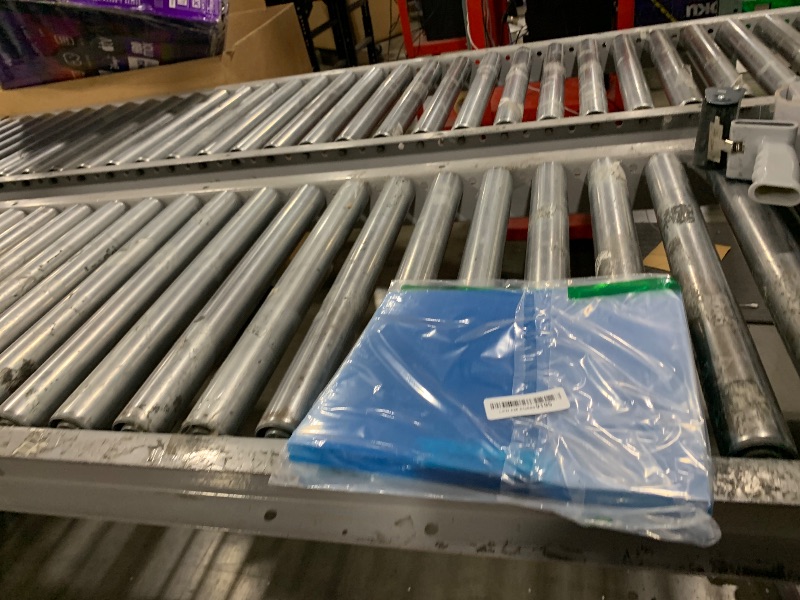 Photo 1 of CRANBURY Punchless Clamp Binder (Blue), 8.5x11 Folder with Metal Clip, Ringless Binder Holds 100 Letter Size Pages, Documents, for Home or Office, Transparent Acid-Free Poly