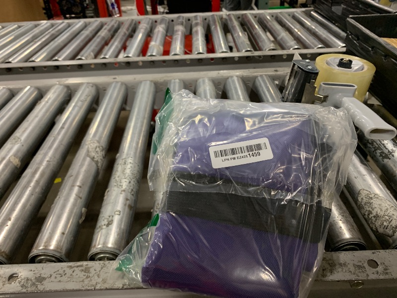 Photo 1 of DoYiKe Extra Large Storage Duffle Bag with Zippers and Handles, Purple Big Foldable Duffle Bag for Travel -100L