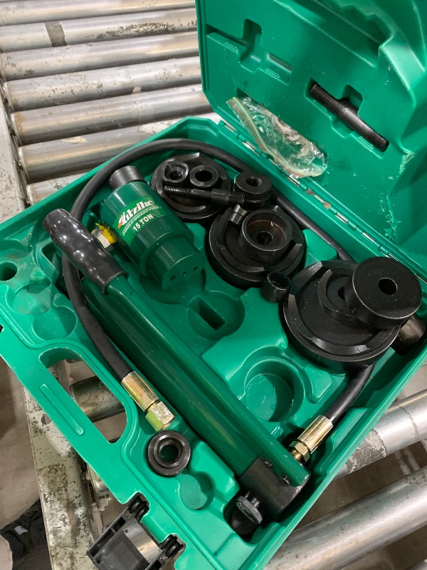 Photo 1 of UTZIKO Hydraulic Knockout Punch Electrical Conduit Hole Cutter Set KO Tool Kit 1/2 to 4 inch