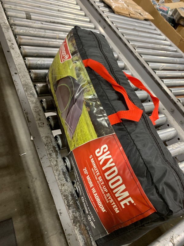 Photo 1 of Coleman Skydome Camping Tent with 5 Minute Setup, 2/4/6/8 Person Weatherproof Tent with Rainfly & Carry Bag, 20% More Headroom Than Traditional Canopies