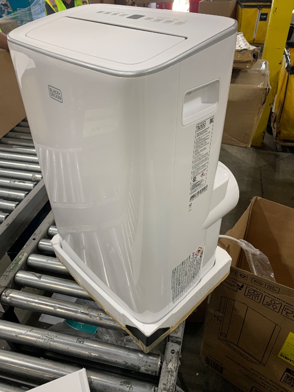 Photo 1 of BLACK+DECKER Smart Portable Air Conditioner,12,000 BTU, for Rooms Up To 550 Sq. Ft., Portable AC with Inverter Compressor & Window Kit, BPACT08NM, White