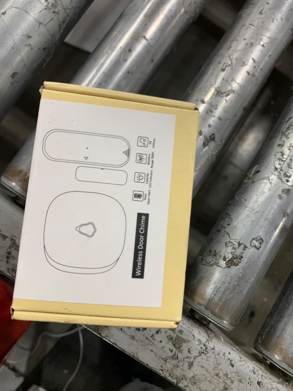 Photo 1 of Door Chime, METAK Wireless Door Open Contact Sensor Alarm with 500 FT Range, 58 Chimes and 5 Volume Levels for Business/Store/Home/Office When Entering, 1 Transmitter + 1 Plug-in Receiver