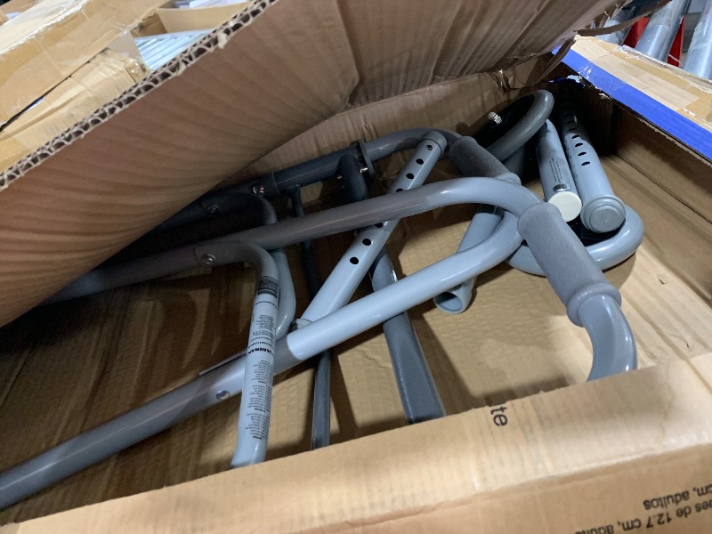 Photo 1 of Medline Lightweight Junior/Lower Height Folding Walker with 5” Wheels