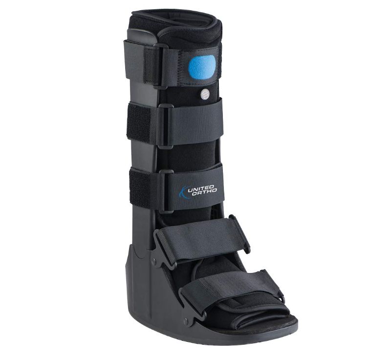 Photo 1 of United Ortho Air Cam Walker Fracture Boot, Medium, Black