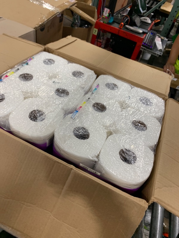 Photo 1 of Angel Soft Toilet Paper with Fresh Lavender Scented Tube, 48 Mega Rolls = 192 Regular Rolls, Soft and Strong Toilet Tissue