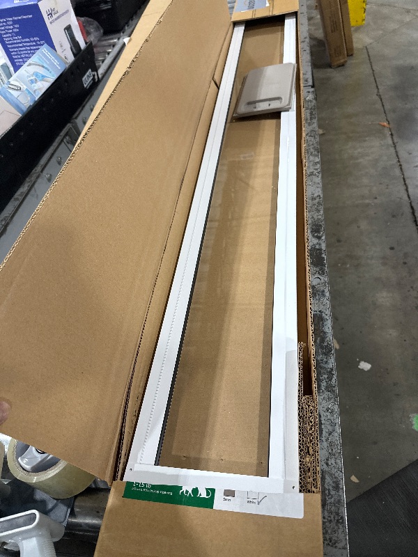 Photo 1 of PetSafe Sliding Glass Pet Door - No-Cut DIY Install Doggy Door for Renters - Aluminum Frame - Adjustable Height 75 7/8" to 81" - Ideal for Small Dogs Up to 15 lb - White