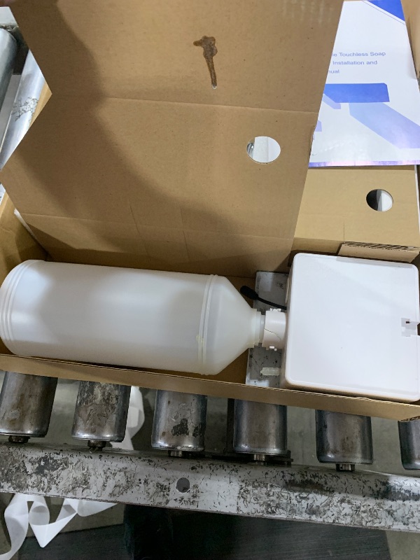 Photo 1 of Tesrin Automatic Liquid Soap Dispenser Touchless for Bathroom and Kitchen with 33.81oz/1000ml Upgraded Infrared Sensors Built in Sink Soap Dispenser for Smart Home