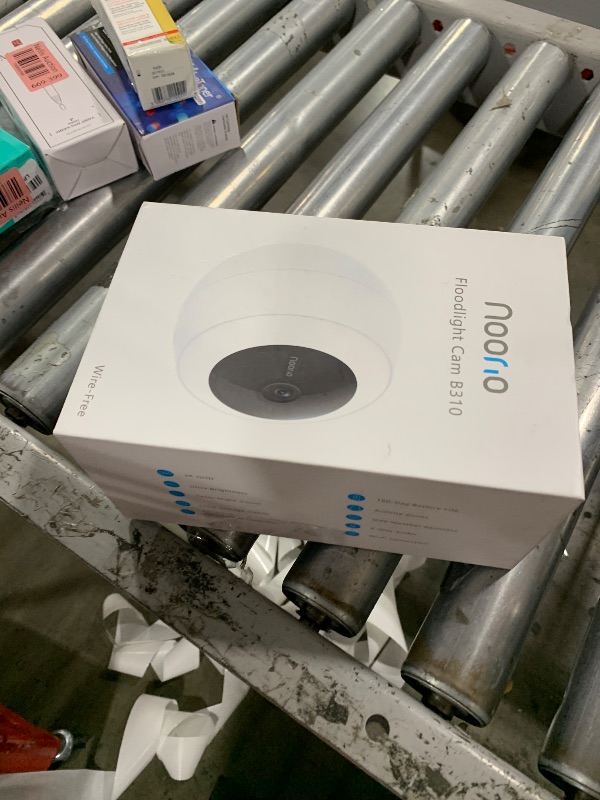 Photo 1 of Noorio B310 Wireless Outdoor Security Camera with 600lm Spotlight, 12600mAh Battery-Powered Solar Camera with 16GB Free Local Storage, 2K Color Night Vision, 2.4GHz WiFi Only