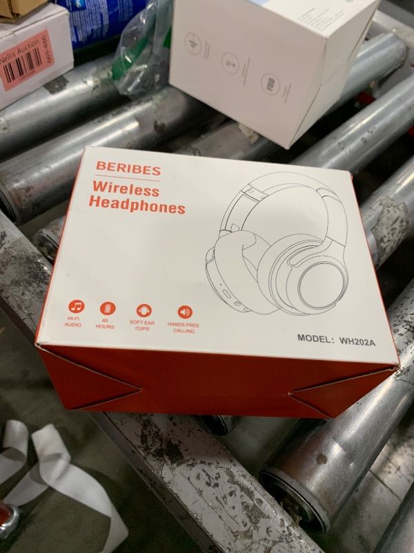 Photo 1 of BERIBES Bluetooth Headphones Over Ear, 65H Playtime and 6 EQ Music Modes Wireless Headphones with Microphone, HiFi Stereo Foldable Lightweight Headsets, Deep Bass for Home Office Cellphone PC Ect.