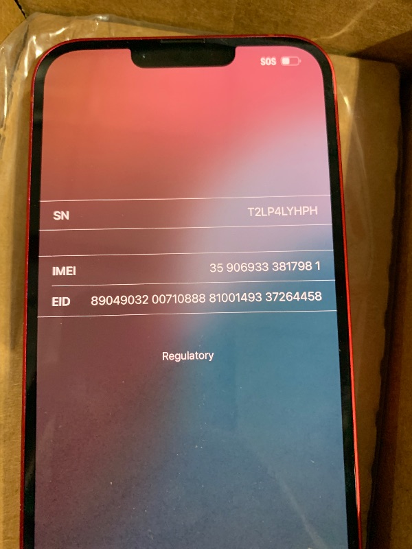 Photo 1 of Apple iPhone 14 Plus, 128GB, (PRODUCT) Red - Unlocked (Renewed)