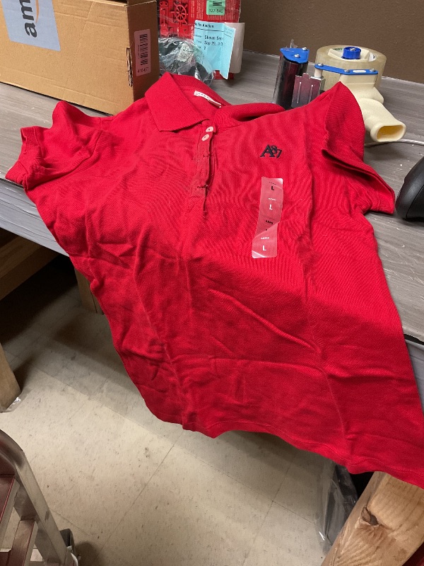 Photo 1 of Aero Solid A87 Polo, True Red, L