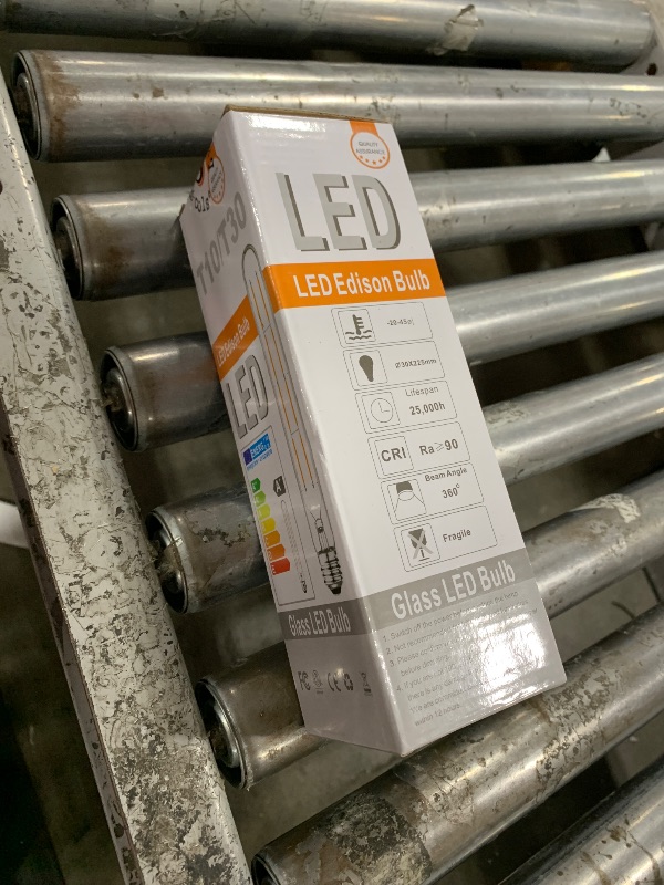 Photo 1 of Dimmable 8W T10 LED Bulbs Warm White 2700K E26 8.9inch Long Tubular Light Bulb 75 Watt Vintage Edison LED Filament Bulb 800lm E26 Base Tube Bulb,Pack of 4