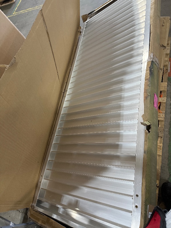 Photo 1 of MAASTERS 8 Foot Handicap Ramp with Handrails - Loading Capacity 850 lb - for Wheelchairs, Scooters, Walkers - Non-Slip Surface