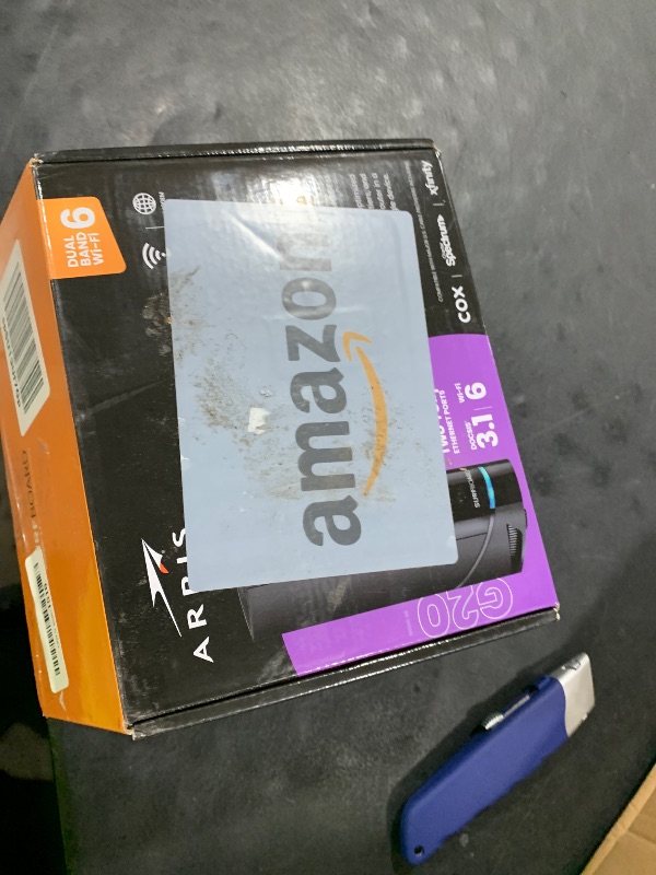 Photo 1 of ARRIS (G20) - Cable Modem Router Combo - Fast DOCSIS 3.1 Multi-Gigabit WiFi 6 (AX3000), Approved for Comcast Xfinity, Cox, Spectrum & More, 1.0 Gbps Max Speeds, Next-Generation Upload Optimized