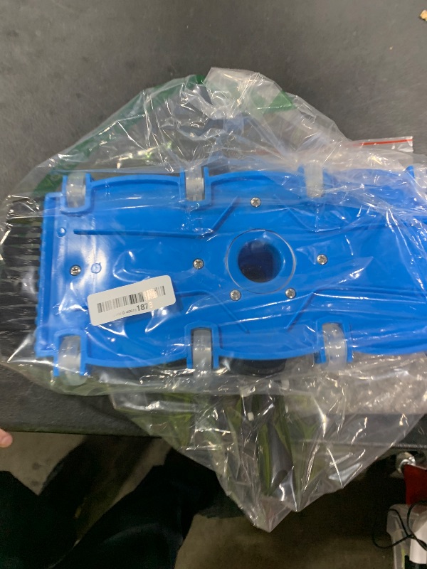 Photo 1 of 2025 TidyMister Pool Vacuum Head with Side Brushes and Wheels 16in Eazy-to-Use Vacuum Head with Swivel Handle and Hose Connect for 1-1/4in or 1-1/2in Hoses for Inground & Above Ground Pools