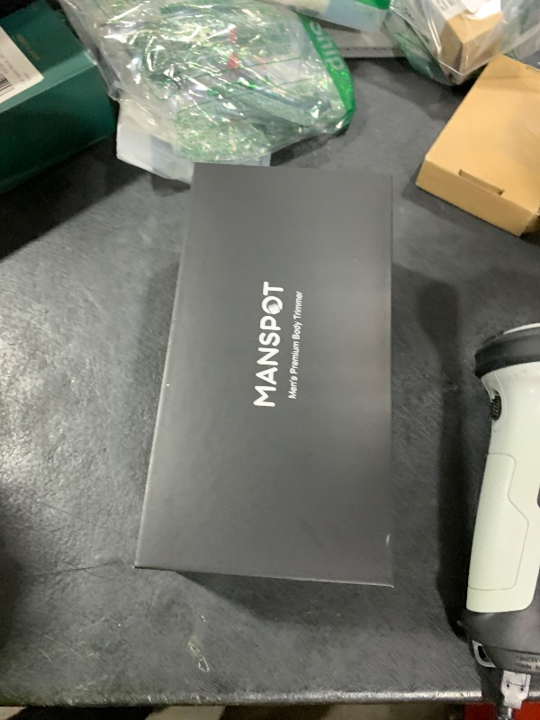 Photo 1 of MANSPOT Manscape Groin & Body Hair Trimmer for Men, Electric Ball Pubic Trimmer Shaver,Manscape Kit with 4 Guard,Replaceable Ceramic Blade Heads,Waterproof Wet/Dry Shaver,90 Minutes Shaving