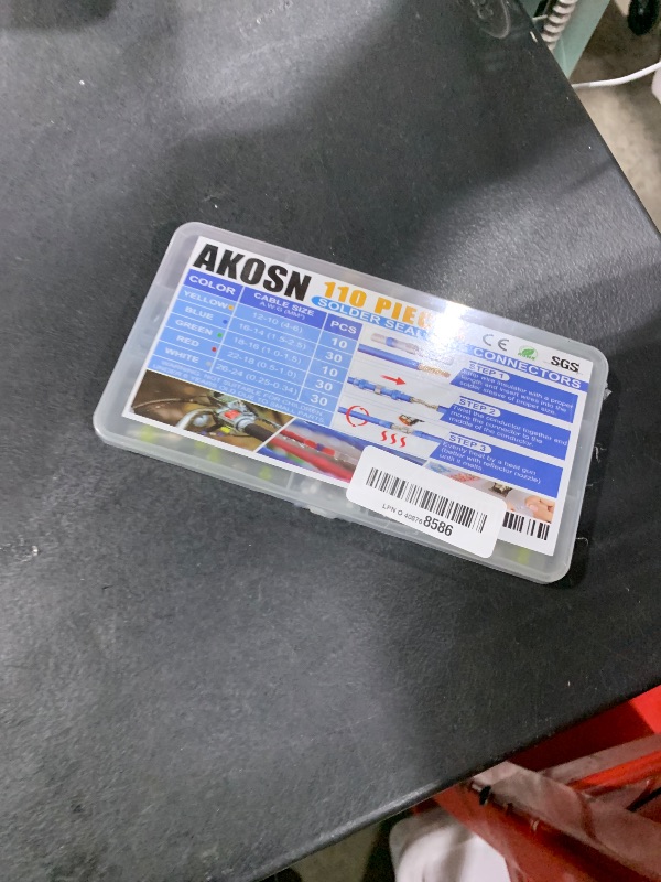 Photo 1 of 110 Pieces, 5 Sizes, Heat Shrink Wire Connectors Kit, Self Shrink Solderless Marine/Automotive Butt, Waterproof Electrical Connectors with 5 Size Color-Coded (AWG 10-26), Perfect for Wire Splicing