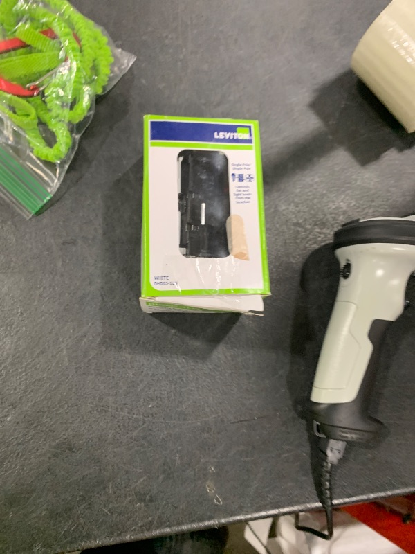 Photo 1 of Leviton Dual Combination Humidity Sensor with Separate Light Switch, Automate Bathroom Exhaust Fan, Air Circulation, Moisture Control, Single Pole/Single Pole, ¼ HP, DHD05-1LW, White