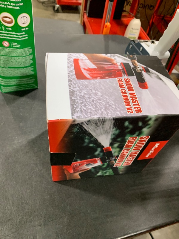 Photo 1 of Maxshine Foam Cannon V2 | 1L Bottle with 1/4” Quick Disconnect & Brass Fittings | Adjustable Spray Pattern for Thick Clinging Foam | Professional Car Wash Pre-Soak & Auto Detailing Tool