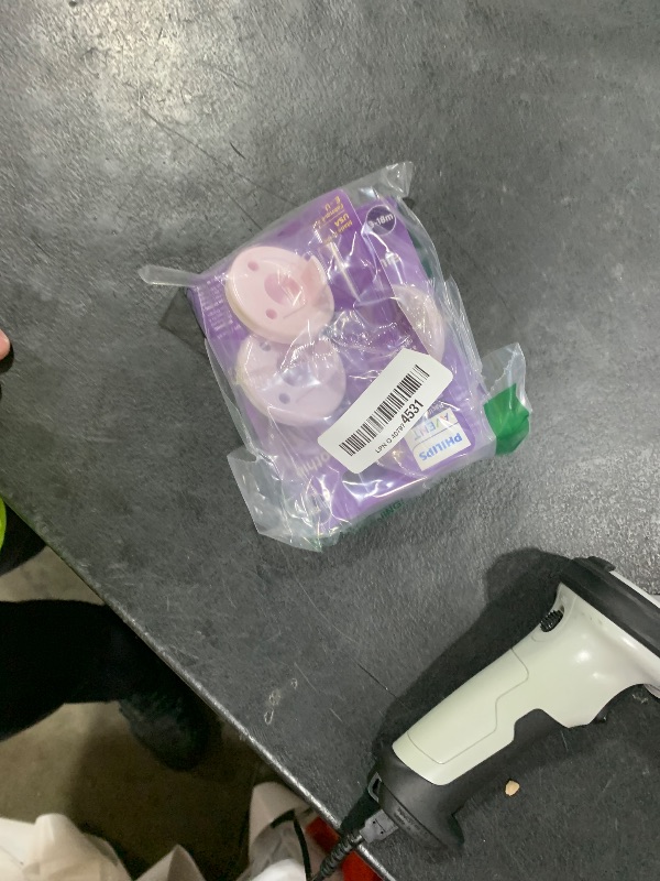 Photo 1 of Philips Avent Soothie Orthodontic Baby Pacifiers, 100% Silicone Pacifiers, One Piece, BPA-Free, for Babies 3-18 Months, 2 Lilac and 2 Pink, 4 Pack, Model SCF192/70