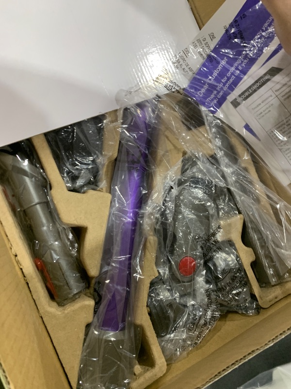 Photo 1 of Cordless Vacuum Cleaner, 2 Batteries 120 Mins Runtime Vacuum Cleaners for Home, 45Kpa 550W Stick Vac with Anti-Tangle Design, Self-Standing, 1.5L Dust Cup, Vacuum for Pet Hair/Carpet/Hardwood Floor