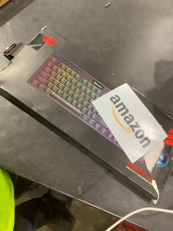 Photo 1 of Redragon K618 PRO 3-Mode Wireless RGB Mechanical Keyboard, BT/2.4Ghz/Wired Low Profile Win/Mac Gaming Keyboard w/Ultra-Thin Design, Dedicated Media Control & Tactile Blue Switch