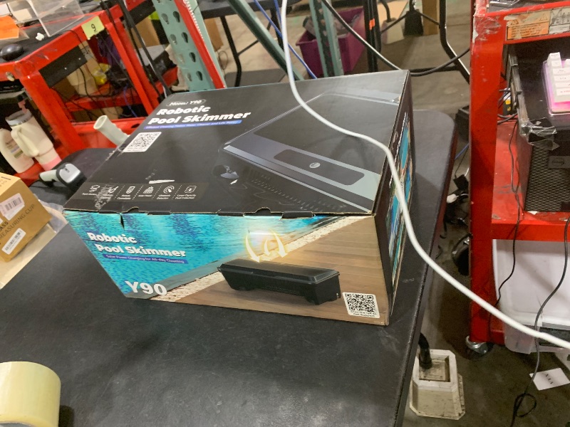 Photo 1 of 2024 Pool Skimmer Robot Solar Powered Robotic Surface Cleaner with Remote Control Dual Charging Options Smart Obstacle Avoidance 12 Hours Continuous Cleaning Ideal for Above Ground Pool 25