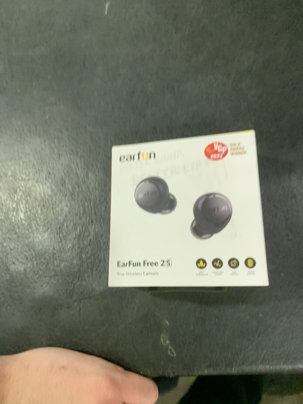 Photo 1 of EarFun Free 2S Wireless Earbuds, [Upgraded Version] Bluetooth Earbuds with Deep Bass, 4 Mics for Clear Call, Customizable EQ App, IPX7 Waterproof in-Ear Headphones, 30H Playtime, Wireless Charging1048671418
